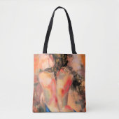 Verleidelijke dame - Abstracte kunstschilderkunst Tote Bag (Voorkant)