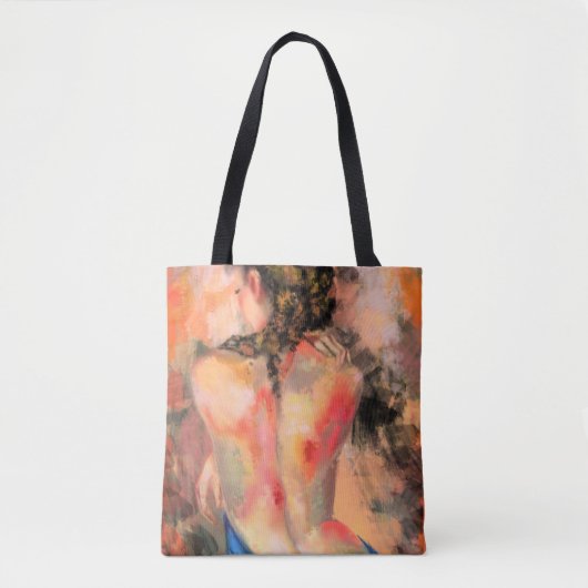 Verleidelijke dame - Abstracte kunstschilderkunst Tote Bag (Voorkant)