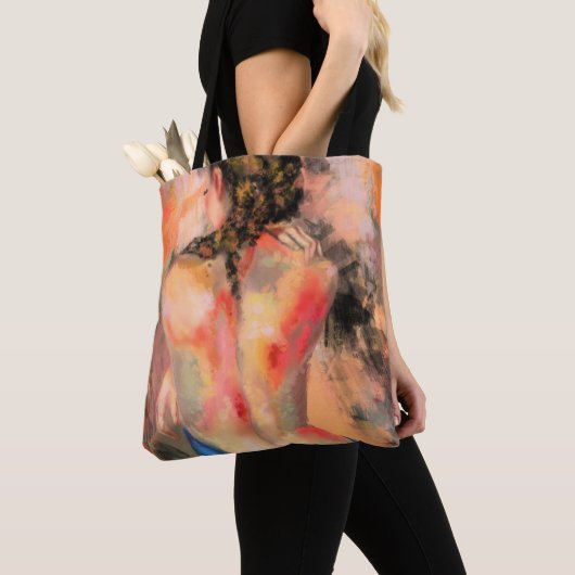 Verleidelijke dame - Abstracte kunstschilderkunst Tote Bag (Dichtbij)