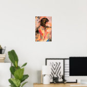 Verleidelijke Dame Vrouw Lichaam Poster Kunst - Sc (Thuiskantoor)