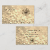 Verleidelijke elegante moderne gewone bokeh paarde visitekaartje (Voorkant / Achterkant)