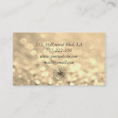 Verleidelijke elegante moderne gewone bokeh paarde visitekaartje (Achterkant)