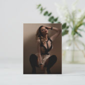 Verleidelijke foto briefkaart (Staand voorkant)