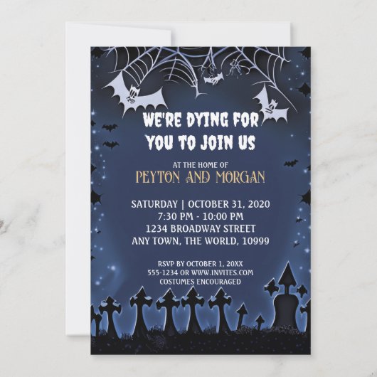 Verleidelijke heks Halloween Party Kaart (Achterkant)