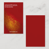 Verleidelijke Kaarten voor Red Earring Visitekaartje (Voorkant / Achterkant)