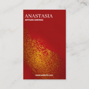 Verleidelijke Kaarten voor Red Earring Visitekaartje