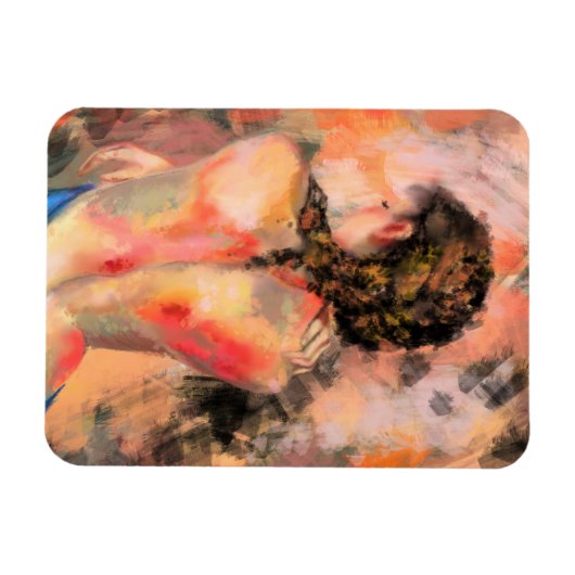 Verleidelijke Lady Art Woman Body Magnet Magneet (Horizontaal)