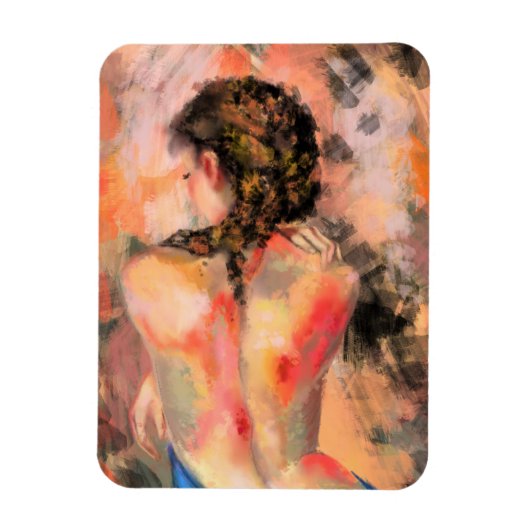 Verleidelijke Lady Art Woman Body Magnet Magneet (Verticaal)