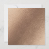 Verleidelijke Roos  Stoffig Roze Verlovingsfeest Kaart (Achterkant)