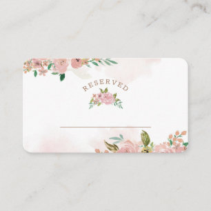 Verleidelijke Roos Vintage Gereserveerde Zitten Br Plaatskaartje