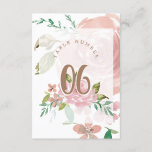 Verleidelijke Roos Vintage Stof Roze Tafelnummer