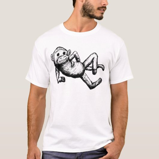verleidelijke sockaap t-shirt (Voorkant)