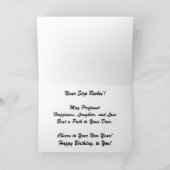 "Verleidelijke Vermaak" Verjaardagskaart Kaart (Binnen)