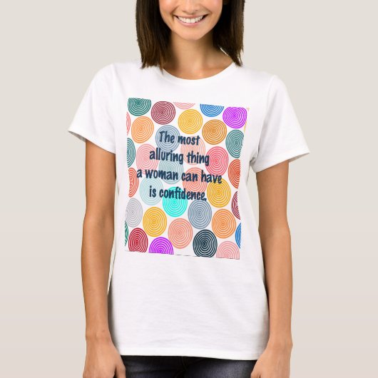 Verleidelijke vrouw t-shirt (Voorkant)