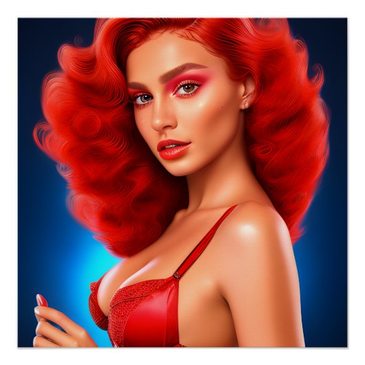 Verleidelijke vrouwen met elegantie: perfect poster (Voorkant)