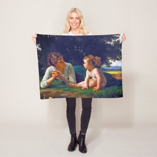 Verleiding, Bouguereau Fleece Deken (In situ)