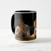 Verleiding door William Bouguereau Mok (Voorkant links)