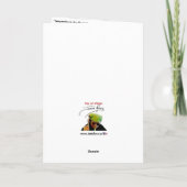 'Verleiding in de Magick' Schilderij op een Bedankkaart (Achterkant)