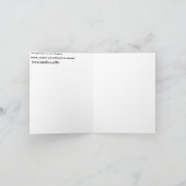 'Verleiding in de Magick' Schilderij op een Blank Bedankkaart (Binnen)