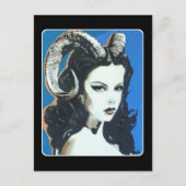 'Verleiding in de Magick' Schilderij op een Briefkaart (Voorkant)