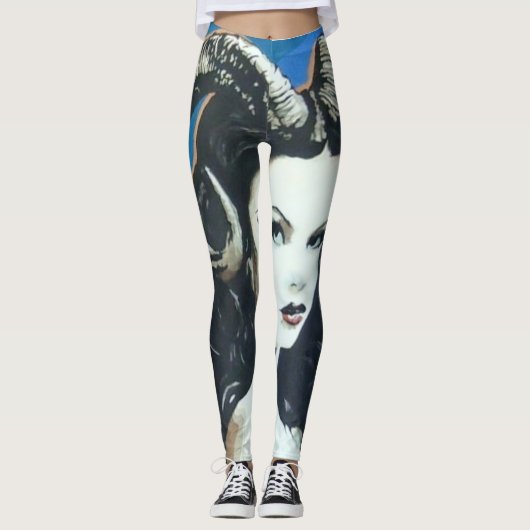 'Verleiding in de Magick' Schilderij op een Leggings (Voorkant)