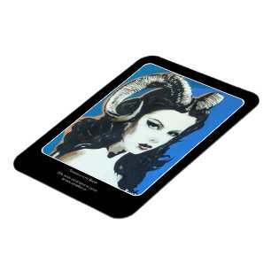 'Verleiding in de Magick' Schilderij op een Magneet