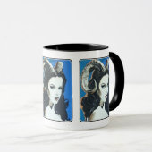 'Verleiding in de Magick' Schilderij op een Mok (Voorkant rechts)