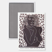 Verleiding Op Simpele Blik 6.4cm Magneet (Voorkant / Achterkant)