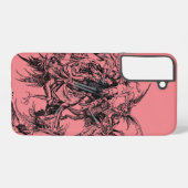 Verleiding van de heilige Antonius de Grote Samsung Galaxy Hoesje (Achterkant horizontaal)