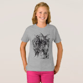 Verleiding van de heilige Antonius de Grote T-shirt (Voorkant volledig)