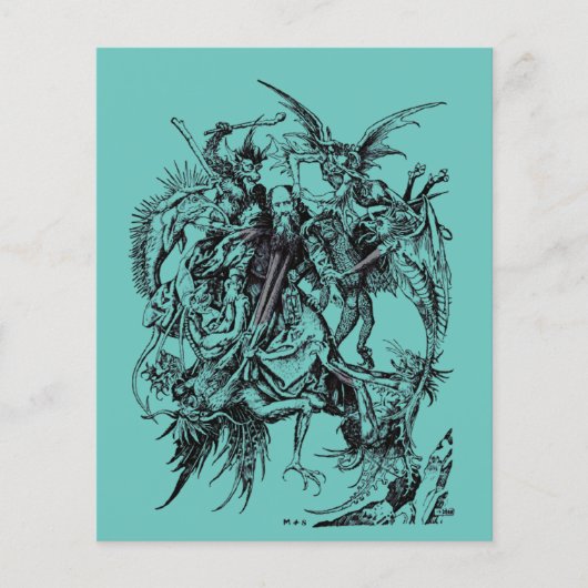 Verleiding van Sint-Antonius de Grote (Voorkant)