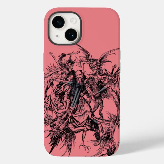 Verleiding van Sint-Antonius de Grote Case-Mate iPhone Case (Achterkant)