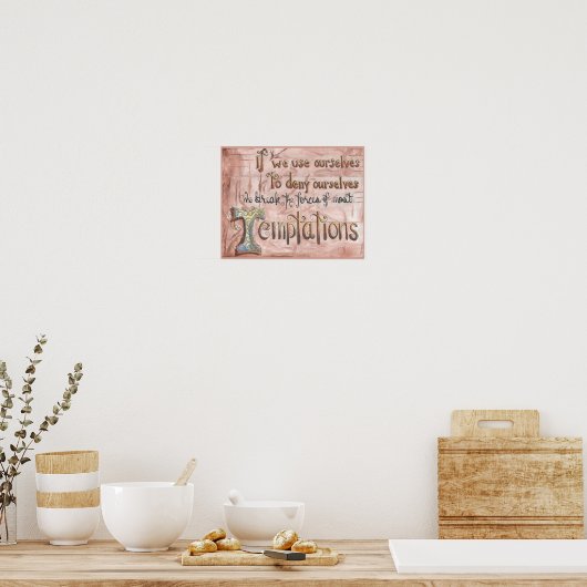 Verleidingen Poster (Keuken)