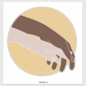 Verlenen in verscheidenheid sticker (Vel)