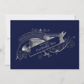 VERLENEN VAN WEDENDE STEMMEN - INVITATIE - NAVY BL KAART (Voorkant)