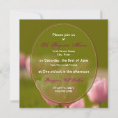 VERLENEN VAN WEDENDE STEMMEN - TULIPS KAART (Achterkant)