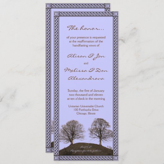 Verlenging dubbele afhandeling kaart (Voorkant / Achterkant)