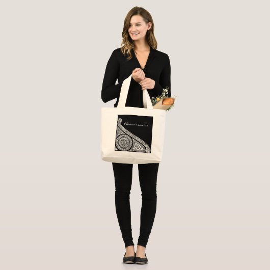 VERLENGING GROTE TOTE BAG (Voorkant (model))