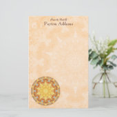 Verlenging Mandala aangepaste berichtbeschrijving Briefpapier (Staand voorkant)