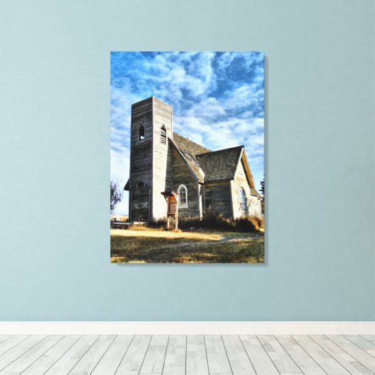 Verlenging van Aftermiddagschaddows Canvas afdrukk (Insitu (Houten vloer))