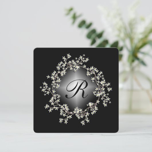 Verlenging van de florale spiegel kaart (Staand voorkant)