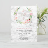 Verlenging van de Gelofte Elegante Roze Gouden Blo Kaart (Staand voorkant)