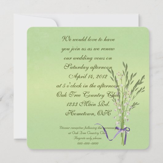 Verlenging van de weduwen kaart (Achterkant)