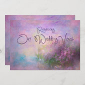 Verlenging van de weduwen - Lila blissen Kaart (Voorkant / Achterkant)