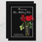 Verlenging van de weduwen - Rode rozen voor de luc Kaart (Voorkant / Achterkant)