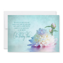 VERLENGING VAN WEDDING VOWS INVITATION - DREAMY