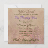 VERLENGING VAN WEDDING VOWS INVITATION - GARDEN KAART (Achterkant)