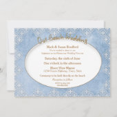 VERLENGING VAN WEDENDE STEMMEN - BEACH/BLUE/LACE KAART (Achterkant)