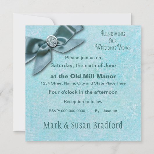 VERLENGING VAN WEDENDE STEMMEN INVITATIE - BLAUW/R KAART (Achterkant)