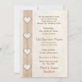 VERLENGING VAN WEDENDE STEMMEN INVITATIE - GEHEUGE KAART (Achterkant)